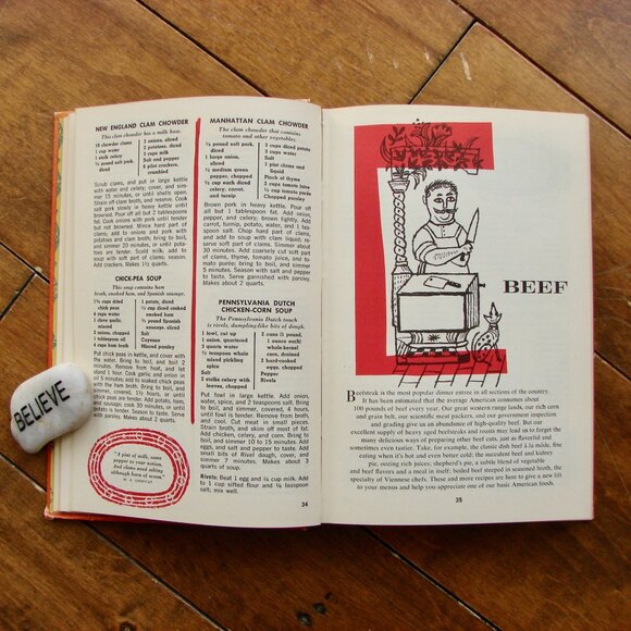 Vintage Woman's Day Collector's Cook Book 1960 Retro Cute Colour Pics 1st Ed - Picture 6 of 13